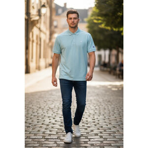 Champion C9 Golf Light Blue/Teal Polo Shirt S